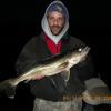 The artificial-angler cranked up the big fish of this trip with a fine 26" walleye after sunset!